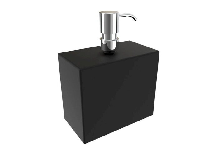 Bocchi Catania Sıvı Sabunluk Tezgah Üstü Siyah/Krom
