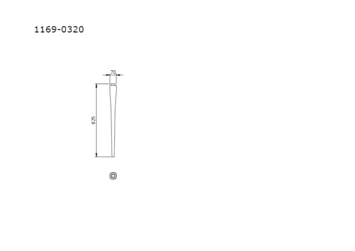 Bocchi Classico Lavita Konsol Ayak Parlak Beyaz
