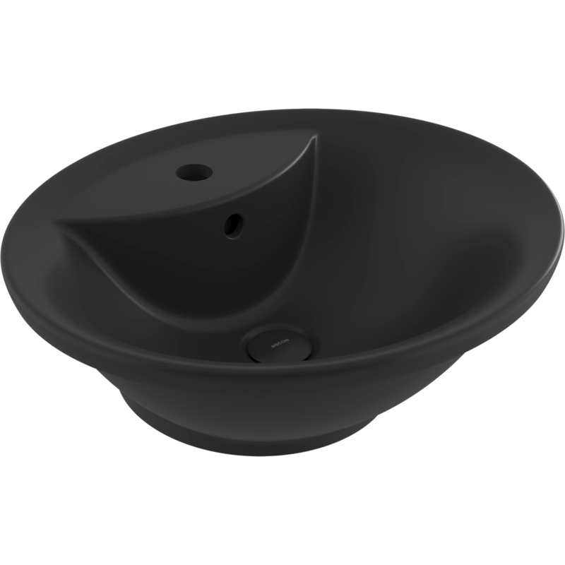 Bocchi Classico Verona Çanak Lavabo 50 cm Mat Siyah - 1046-004-0126 - Çanak Lavabo