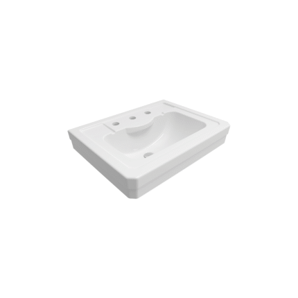 Bocchi Classico Verona Etajerli Lavabo 61 cm A.S. Beyaz