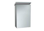 Bocchi Çöp Kovası Kapaklı 11 lt (12x25x36 cm) Mat Paslanmaz Çelik - 3900-0125 - Çöp Kutusu - 1