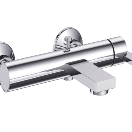 Bocchi Cube Banyo Bataryası Krom - 1015-0021 - Banyo Bataryası - 1