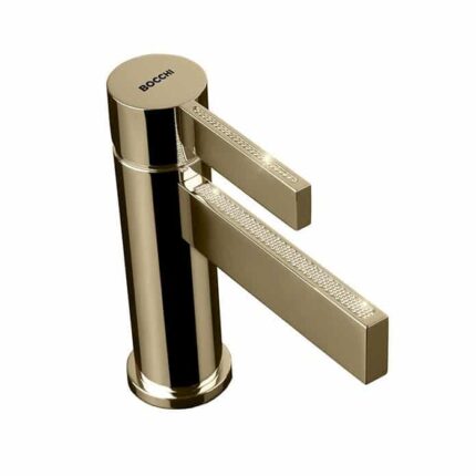 Bocchi Cube Crystal Tek Kumandalı Lavabo Bataryası Altın - 1015-0001-SA - Lavabo Bataryası - 1