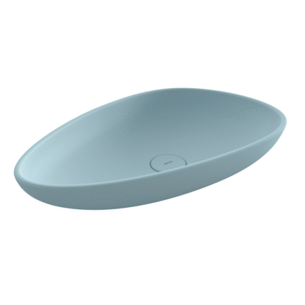 Bocchi Etna Çanak Lavabo 58 cm Mat Buz Mavisi - 1114-029-0125 - Çanak Lavabo - 1