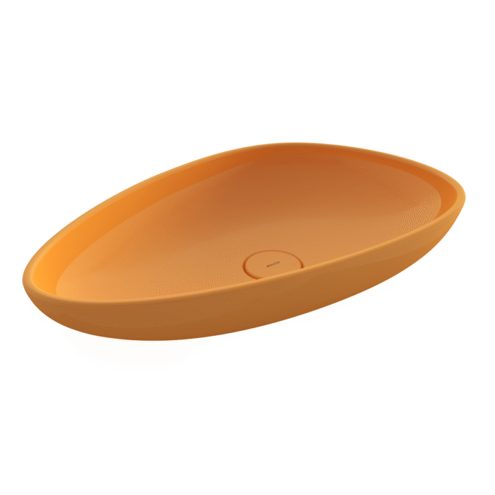 Bocchi Etna Çanak Lavabo 58 cm Parlak Mandalina Sarısı - 1114-021-0125 - Çanak Lavabo - 1