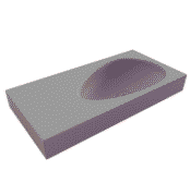 Bocchi Etna Etajerli Lavabo 90 cm Mat Gri