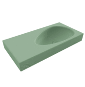 Bocchi Etna Etajerli Lavabo 90 cm Mat Mint Yeşil - 1115-033-0125 - Etajerli Lavabo - 1