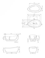 Bocchi Etna Küvet Parlak Beyaz - 3200-200-001 - Küvetler - 2