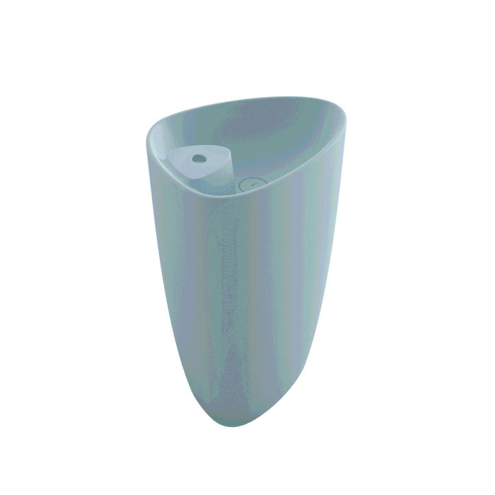 Bocchi Etna Monoblok Lavabo Mat Buz Mavisi - 1162-029-0125 - Monoblok Bütün Lavabo - 1