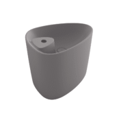 Bocchi Etna Monoblok Lavabo Mat Gri - 1343-006-0126 - Monoblok Bütün Lavabo - 1