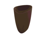 Bocchi Etna Monoblok Lavabo Mat Kahve - 1075-025-0125 - Monoblok Bütün Lavabo - 1