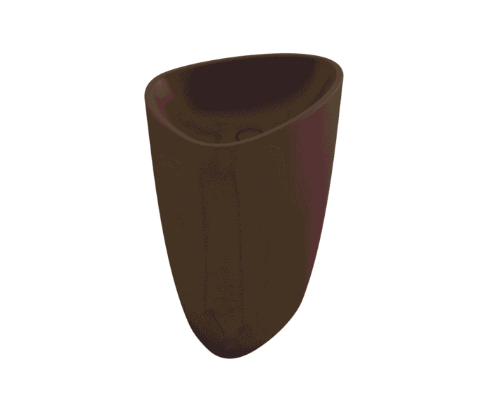 Bocchi Etna Monoblok Lavabo Mat Kahve - 1075-025-0125 - Monoblok Bütün Lavabo - 1