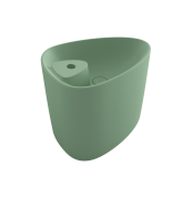 Bocchi Etna Monoblok Lavabo Mat Mint Yeşil - 1343-033-0126 - Monoblok Bütün Lavabo - 1