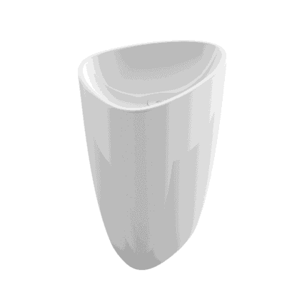 Bocchi Etna Monoblok Lavabo Parlak Beyaz - 1075-001-0125 - Monoblok Bütün Lavabo