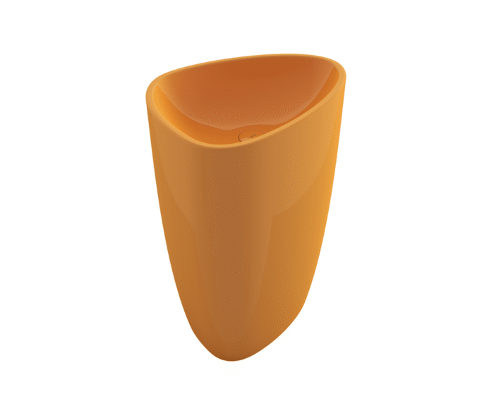 Bocchi Etna Monoblok Lavabo Parlak Mandalina Sarısı - 1075-021-0125 - Monoblok Bütün Lavabo - 1