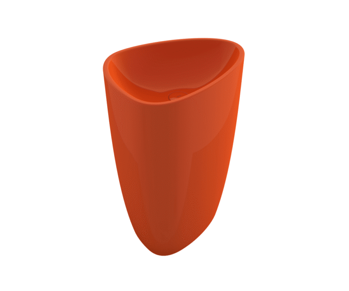 Bocchi Etna Monoblok Lavabo Parlak Turuncu - 1075-012-0125 - Monoblok Bütün Lavabo - 1