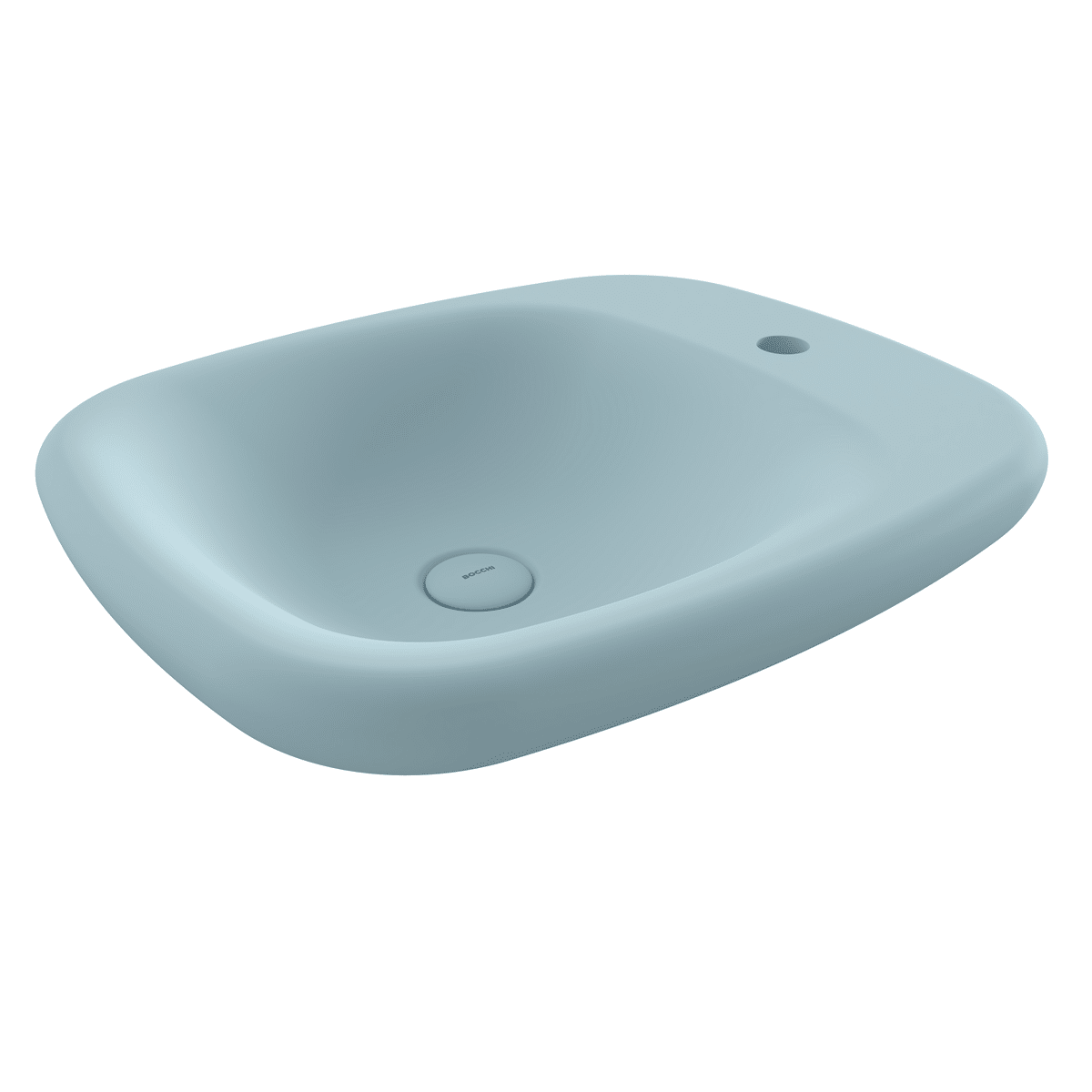Bocchi Fenice Çanak Lavabo 55 cm Mat Buz Mavisi Bocchi Fenice Çanak Lavabo 55 cm Mat Buz Mavisi