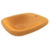 Bocchi Fenice Çanak Lavabo 55 cm Parlak Mandalina Sarısı - 1489-021-0126 - Çanak Lavabo - 1