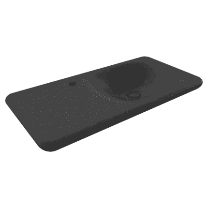 Bocchi Fenice Etajerli Lavabo Mat Antrasit