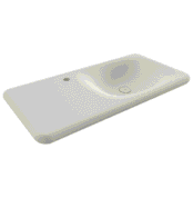 Bocchi Fenice Etajerli Lavabo Mat Beyaz - 1490-002-0126 - Etajerli Lavabo - 1