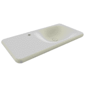 Bocchi Fenice Etajerli Lavabo Mat Beyaz