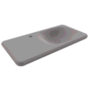 Bocchi Fenice Etajerli Lavabo Mat Gri - 1490-006-0126 - Etajerli Lavabo - 1