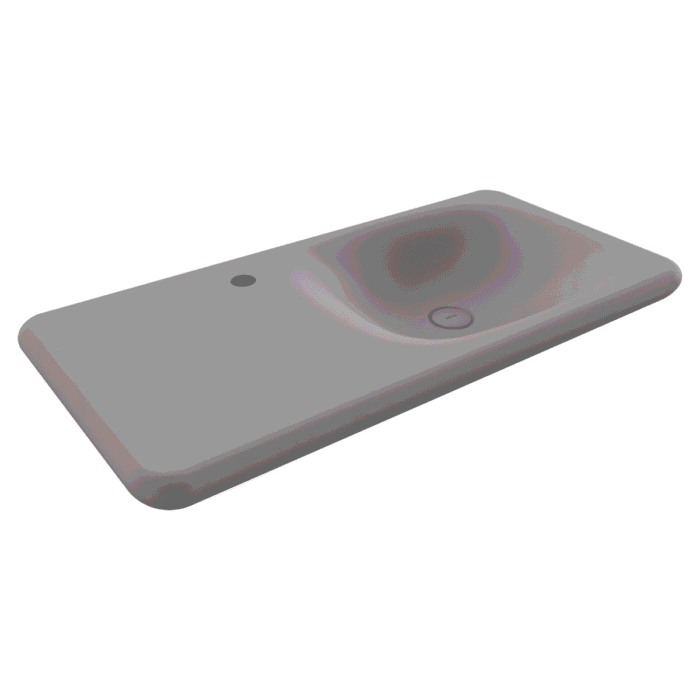 Bocchi Fenice Etajerli Lavabo Mat Gri - 1490-006-0126 - Etajerli Lavabo - 1