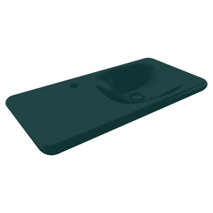 Bocchi Fenice Etajerli Lavabo Mat Petrol Mavisi