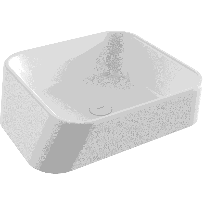 Bocchi Firenze Çanak Lavabo Parlak Beyaz