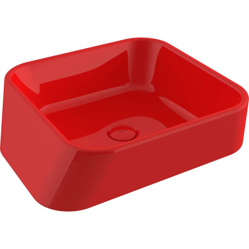 Bocchi Firenze Çanak Lavabo Parlak Kırmızı
