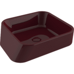 Bocchi Firenze Çanak Lavabo Parlak Burgonya Bordosu - 1005-072-0125 - Çanak Lavabo - 1