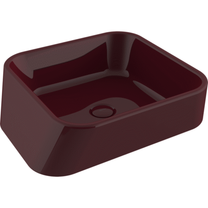 Bocchi Firenze Çanak Lavabo Parlak Burgonya Bordosu - 1005-072-0125 - Çanak Lavabo - 1
