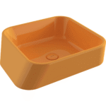 Bocchi Firenze Çanak Lavabo Parlak Mandalina Sarısı - 1005-021-0125 - Çanak Lavabo