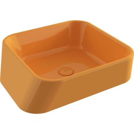 Bocchi Firenze Çanak Lavabo Parlak Mandalina Sarısı - 1074-021-0126 - Çanak Lavabo
