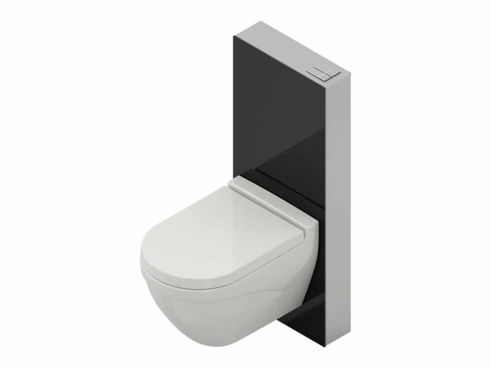 Bocchi Glassbox Asma Klozet Kullanımı Siyah - 8100-1000 - Gömme Rezervuarlar - 1
