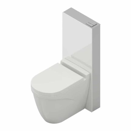 Bocchi Glassbox Yerden Tek Klozet Kullanımı Beyaz