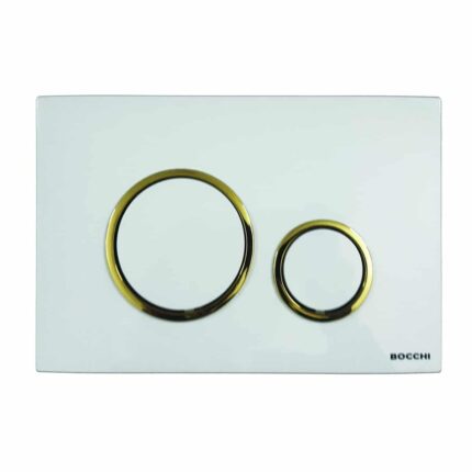 Bocchi Magre Ring Magre Ring Beyaz / Altın Kumanda Paneli Beyaz / Altın - 8200-0046 - Kumanda Panelleri (Gömme Rezervuar Butonları) - 1