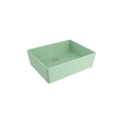 Bocchi Milano Çanak Lavabo 50 cm Mat Mint Yeşil - 1215-033-0125 - Çanak Lavabo