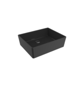 Bocchi Milano Çanak Lavabo 50 cm Parlak Siyah - 1215-005-0125 - Çanak Lavabo