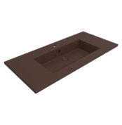 Bocchi Milano Etajerli Lavabo 100 cm Mat Kahve - 1105-025-0126 - Etajerli Lavabo