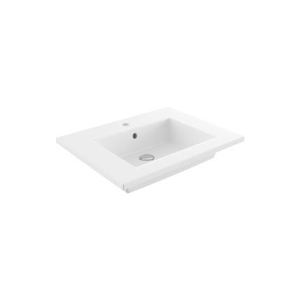 Bocchi Milano Etajerli Lavabo 60 cm Mat Beyaz - 1161-002-0126 - Etajerli Lavabo