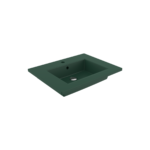 Bocchi Milano Etajerli Lavabo 60 cm Mat Yeşil - 1161-027-0126 - Etajerli Lavabo