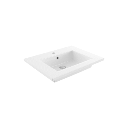 Bocchi Milano Etajerli Lavabo 60 cm Parlak Beyaz
