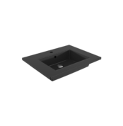 Bocchi Milano Etajerli Lavabo 60 cm Parlak Siyah - 1161-005-0126 - Etajerli Lavabo