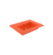 Bocchi Milano Etajerli Lavabo 60 cm Parlak Turuncu - 1161-012-0126 - Etajerli Lavabo