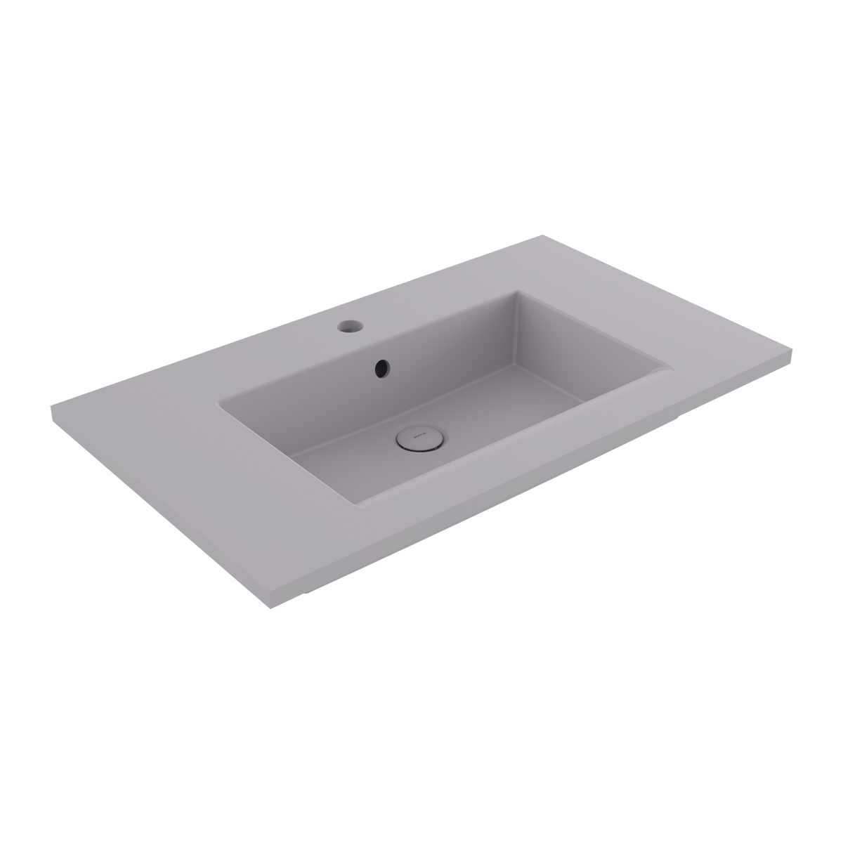 Bocchi Milano Etajerli Lavabo 80 cm Mat Gri Bocchi Milano Etajerli Lavabo 80 cm Mat Gri