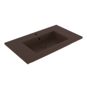 Bocchi Milano Etajerli Lavabo 80 cm Mat Kahve - 1113-025-0126 - Etajerli Lavabo