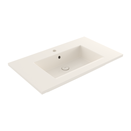 Bocchi Milano Etajerli Lavabo 80 cm Parlak Bisküvi - 1113-014-0126 - Etajerli Lavabo