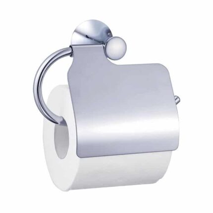 Bocchi Novara Tuvalet Kağıtlığı - Kapaklı Krom