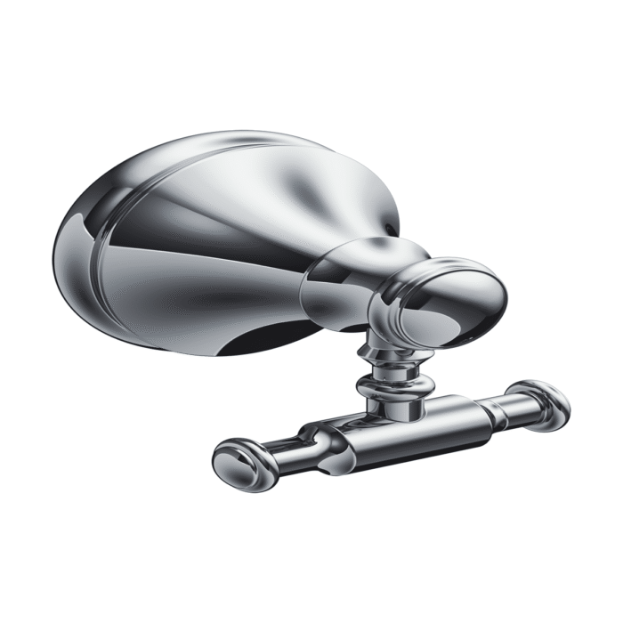 Bocchi Nuova Lombardia Bornoz Askılığı - İkili Krom - 3022-0001 - Askılık, Bornoz Askılığı - 1